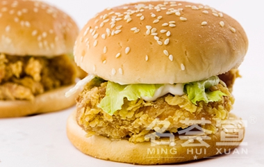 肯德基的香辣漢堡雞腿肉怎么炸？