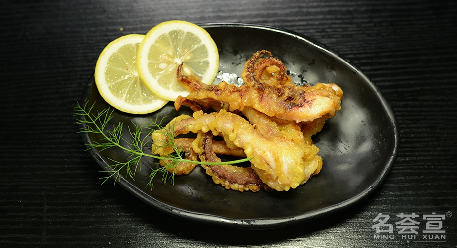 香酥魷魚須,調理魷魚